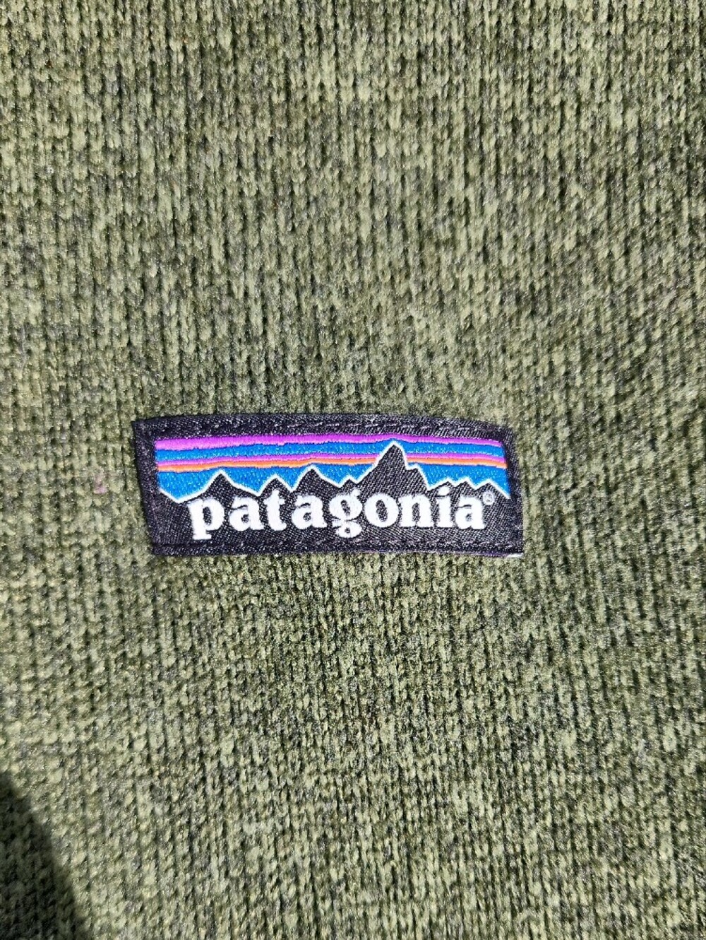 Patagonia Full-Zip Better Sweater Fleece In Nomad Green sz M - Picture 3 of 14